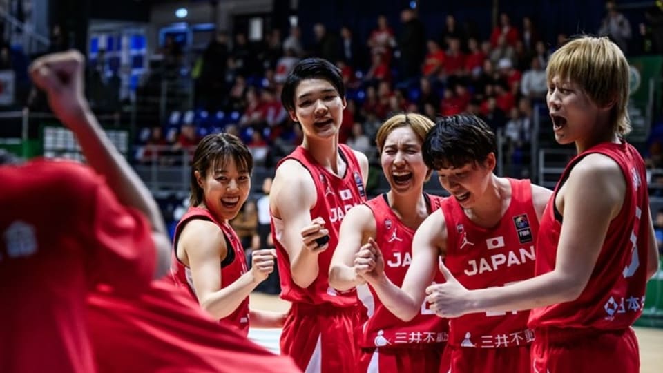バスケ女子日本代表、パリ2024出場枠獲得！ カナダ代表を撃破
