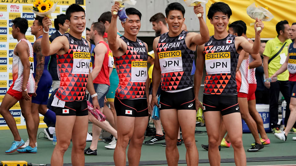 山縣亮太　サイン　セイコーゴールデングランプリ陸上2017川崎 セイコーゴールデングランプリ陸上2017川崎：日本陸上競技連盟
