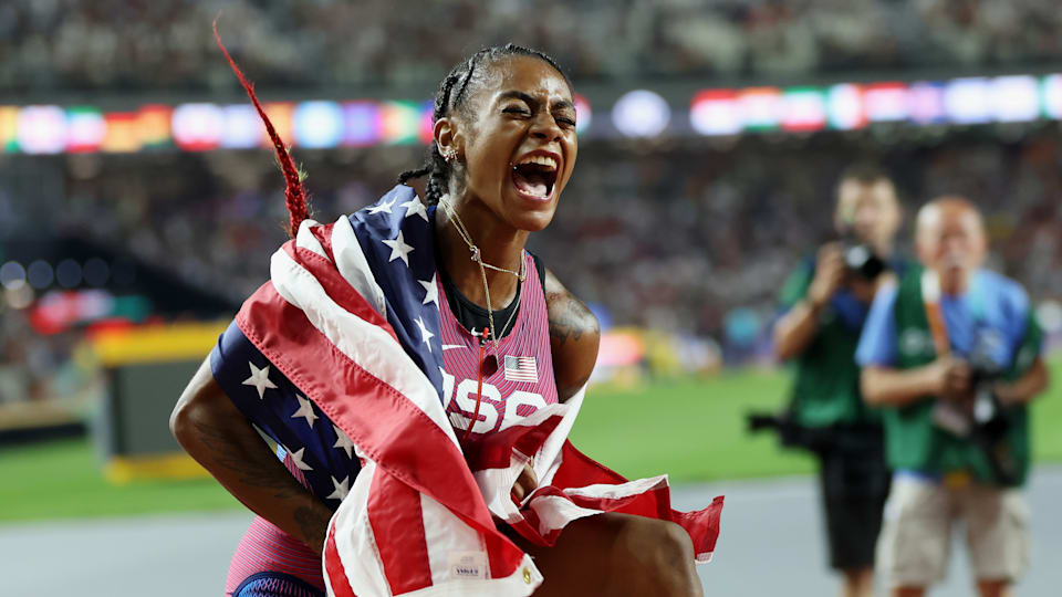 World Athletics Championships 2023: Sha'Carri Richardson crowned women's  100m champion at track worlds in championship record 10.65