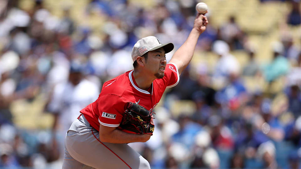 エンゼルススタジアム現地購入⭐︎大谷翔平選手菊池雄星投手 菊池雄星、今季初白星はお預けもエンゼルスがドジャースに3連勝…大谷