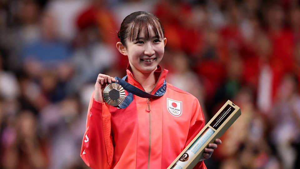 満身創痍で勝ち取った銅メダル…早田ひな「私にとっては金メダル