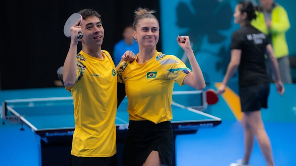 Bruna Takahashi e Vitor Ishiy ganham a prata no Pan 2023 e obtêm
