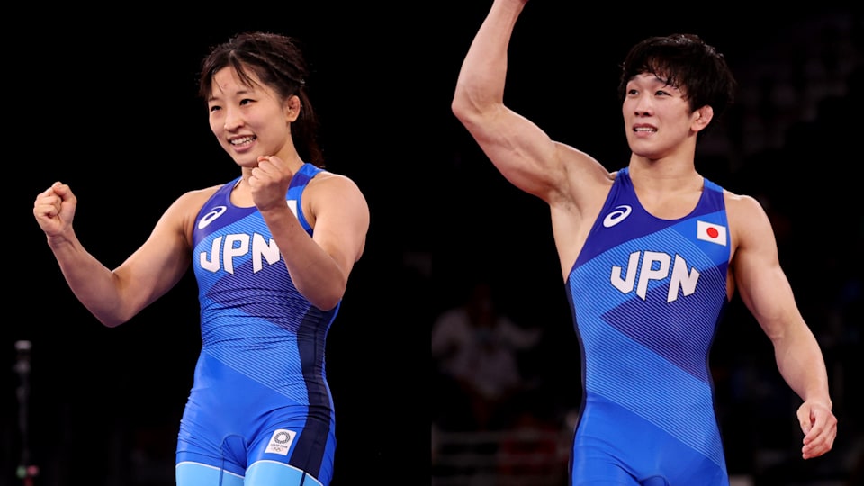 レスリング 5連覇 ロペス 直筆サイン入りフラッグ 東京五輪限定品 オリンピック 山口百恵！？美しすぎる