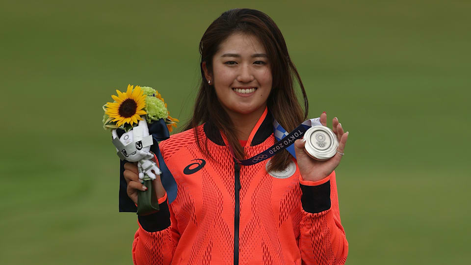 稲見萌寧プロ東京2020オリンピック 銀メダリストサイン入りキャップ 稲見萌寧プロ東京2020オリンピック 銀メダルサイン入りキャップ 写真