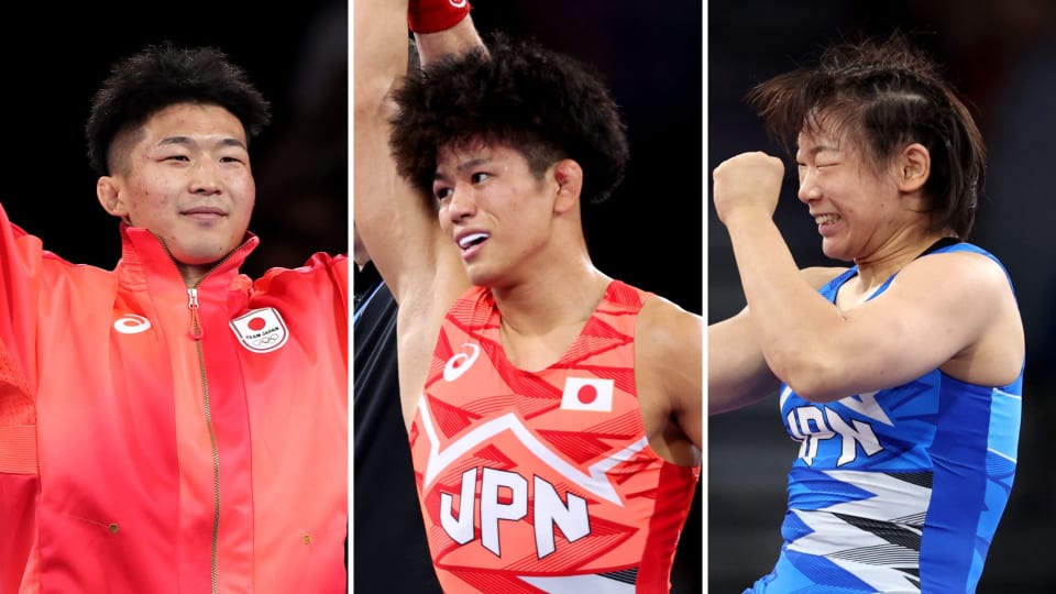 レスリング世界選手権2025 清岡幸大郎、元木咲良、日下尚の