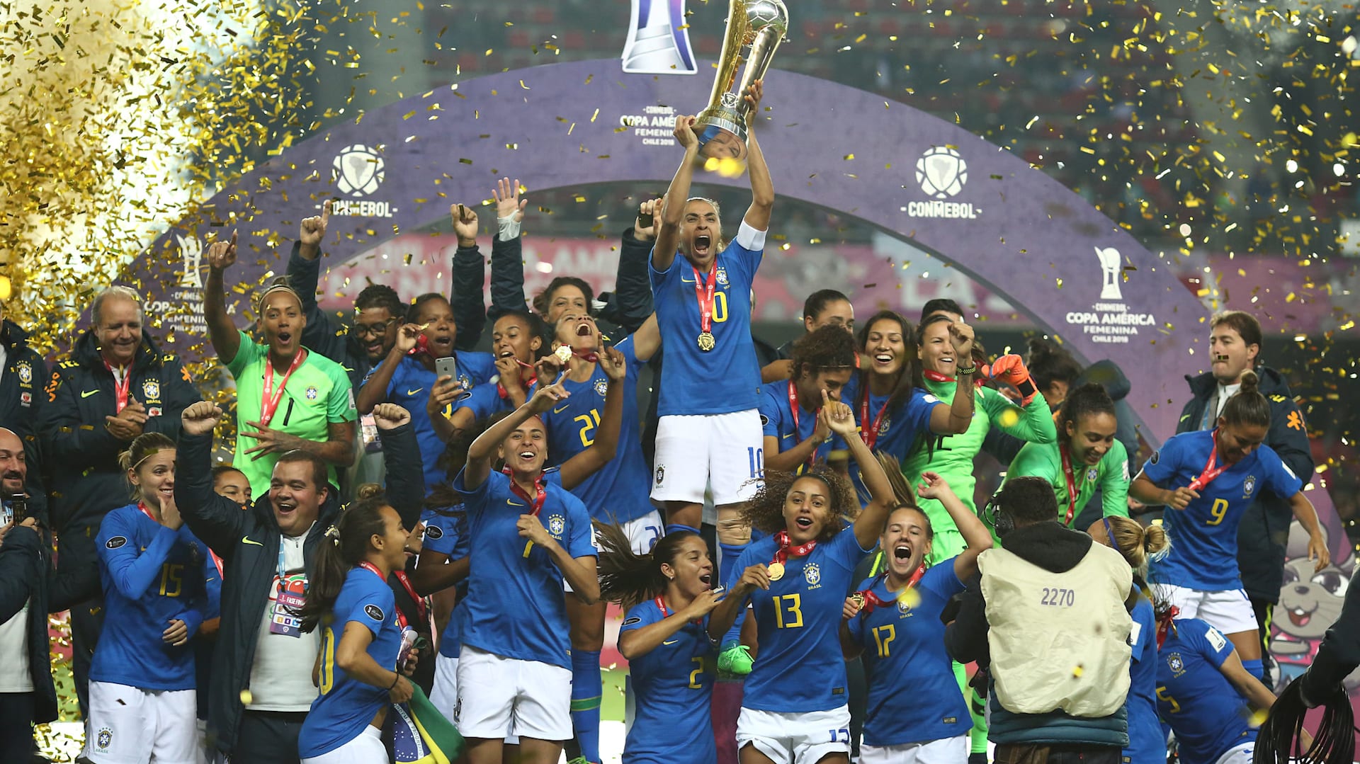 Foto oficial da Seleção Brasileira Feminina - Copa América…
