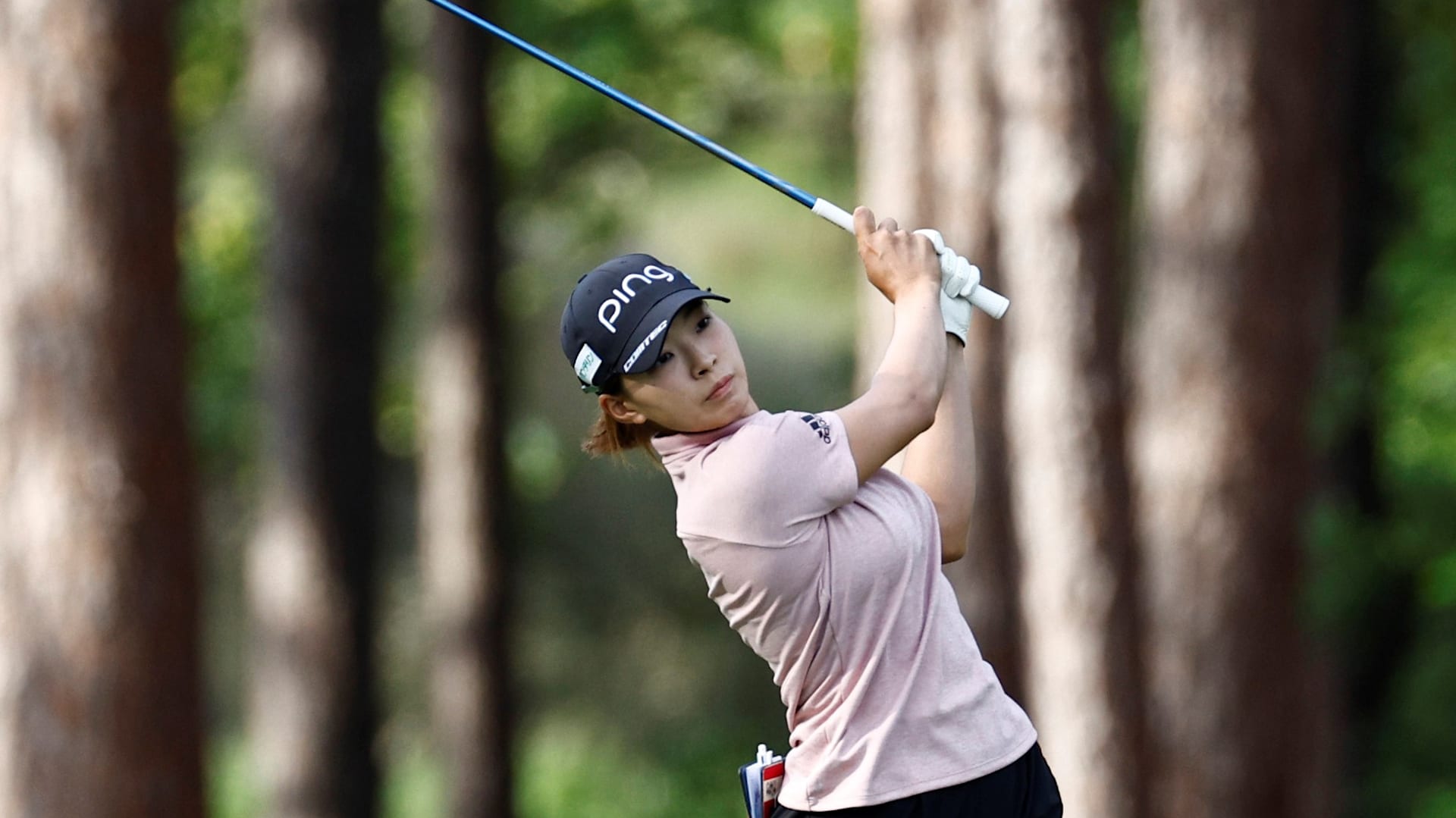 23年女子ゴルフ国別対抗戦サイン入りジップアップシャツ（渋野、畑岡、古江、笹生） 23年女子ゴルフ国別対抗戦サイン入りジップアップシャツ（渋野