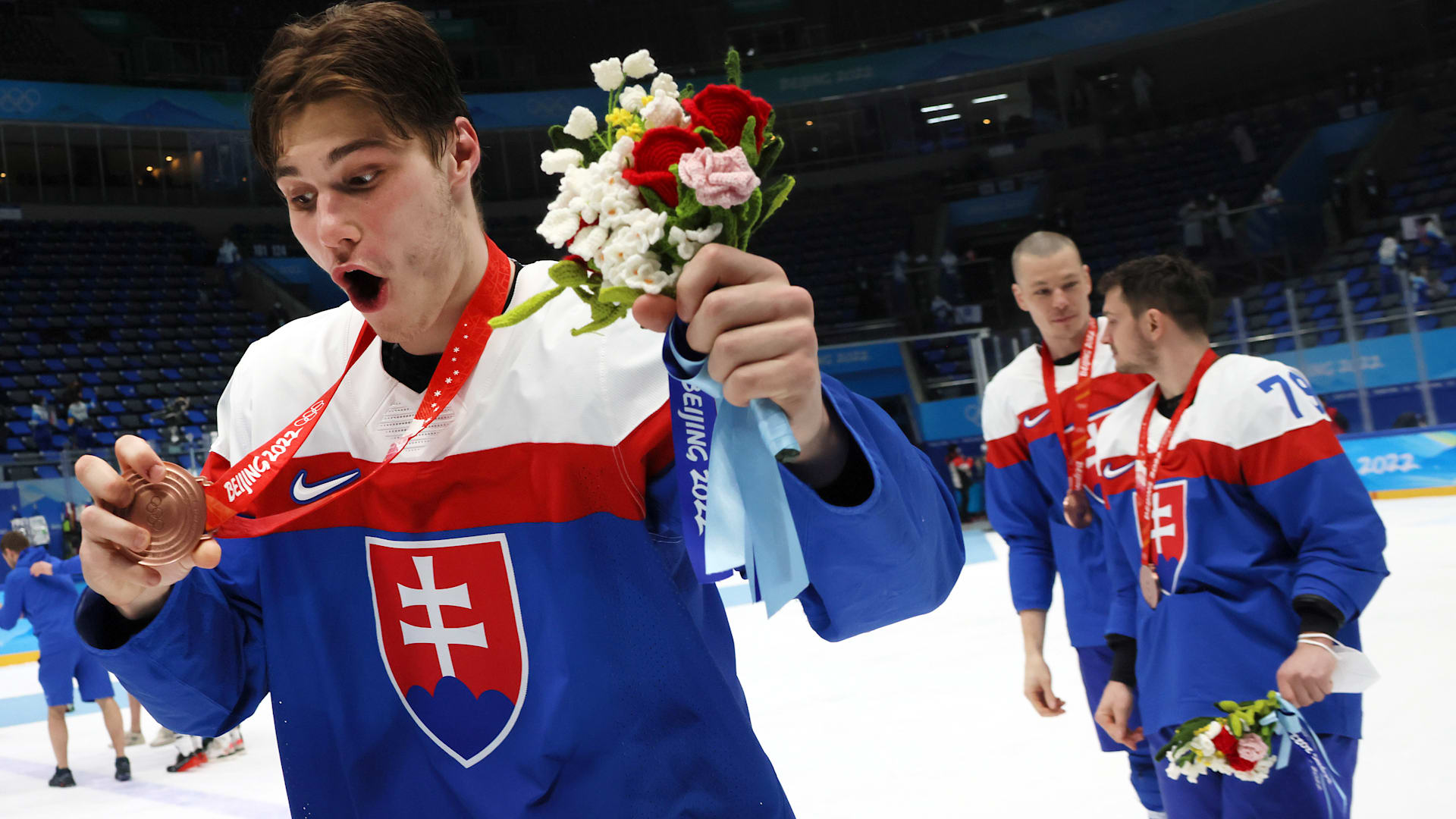 At 17 years old, Slovakia's Juraj Slafkovsky is taking the Olympics by storm