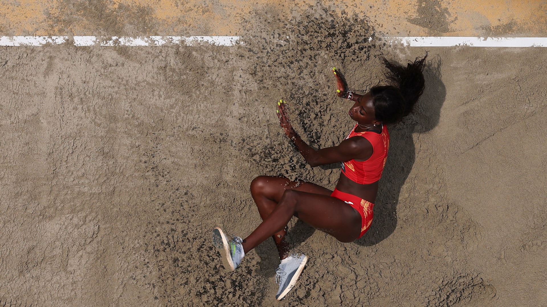 Fátima Diame, sexta en salto de longitud: 