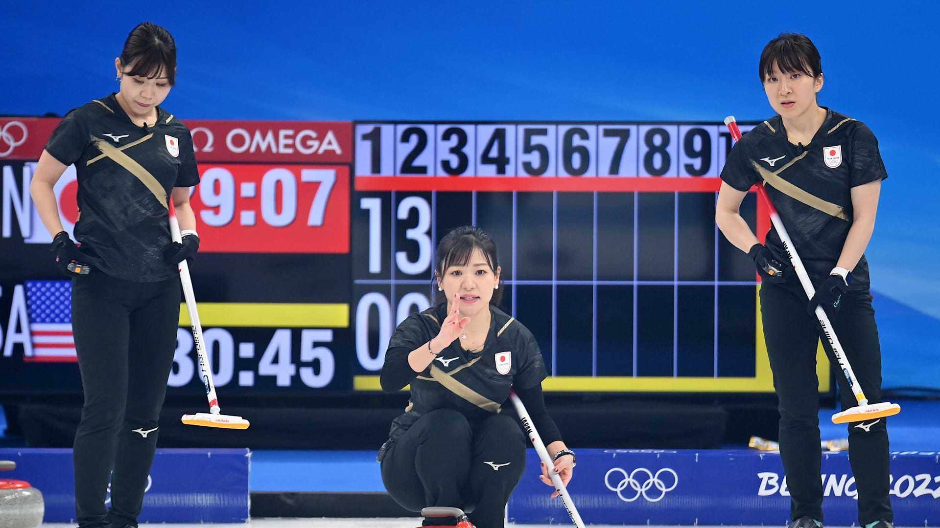 カーリング女子1次リーグ日本対アメリカ合衆国 - ロコ・ソラーレ