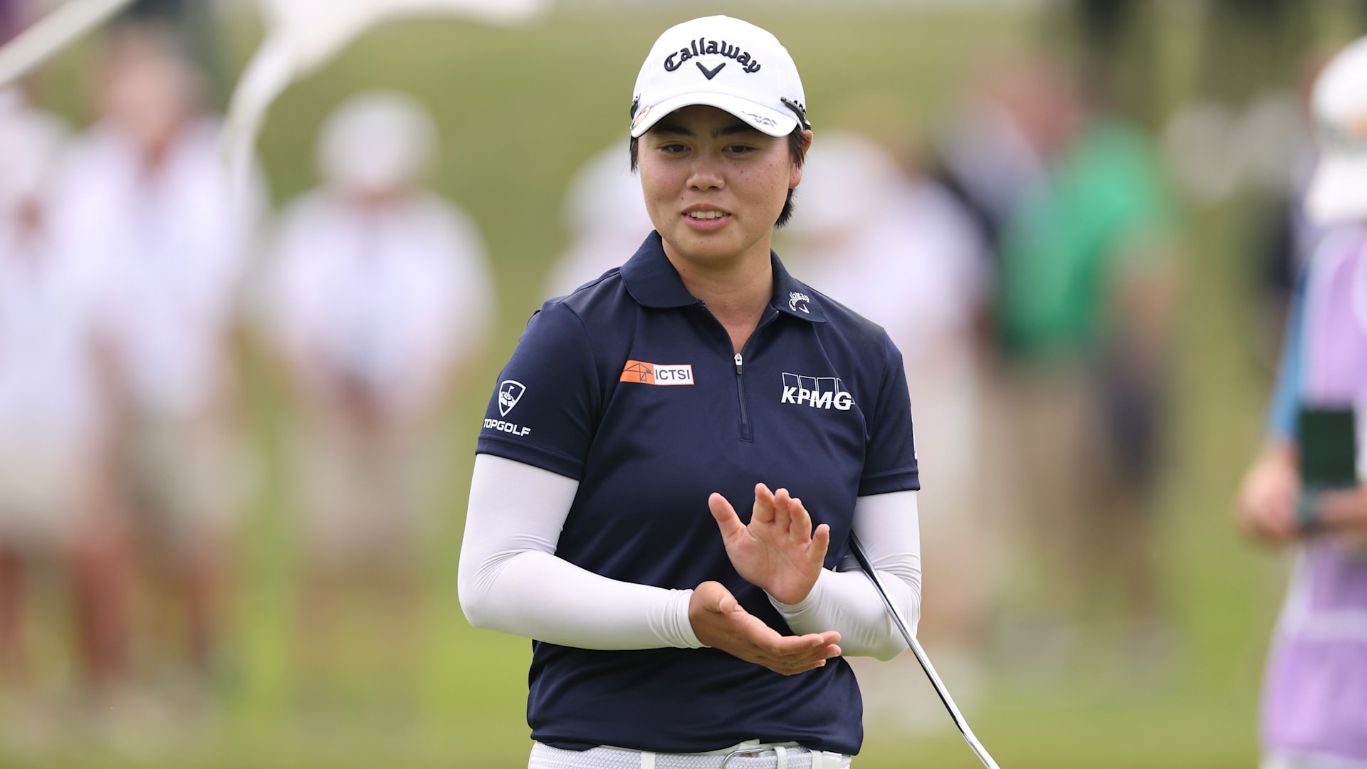 第53回日本女子オープンゴルフ選手権 笹生優花 サイン入りピンフラッグ 笹生優花、2連覇をかけ全米オープンへ 今度は日の丸を背負って