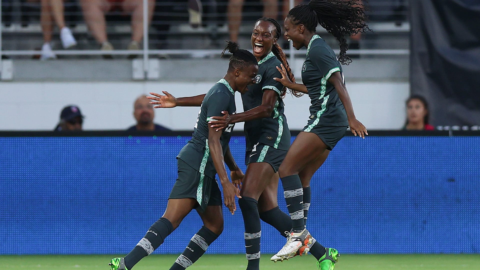 Nigeria National Team Pre-Match Jersey Shirt Green 2022 for Women