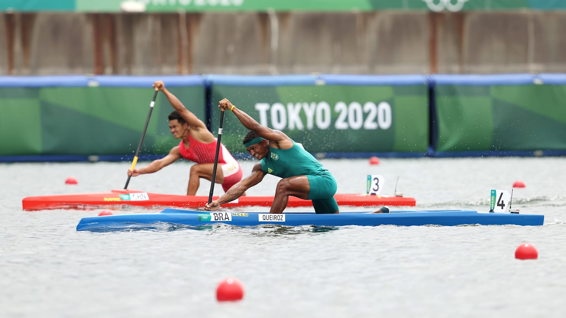 K4 e C2 femininos nas finais dos 500 metros de canoagem nos Jogos