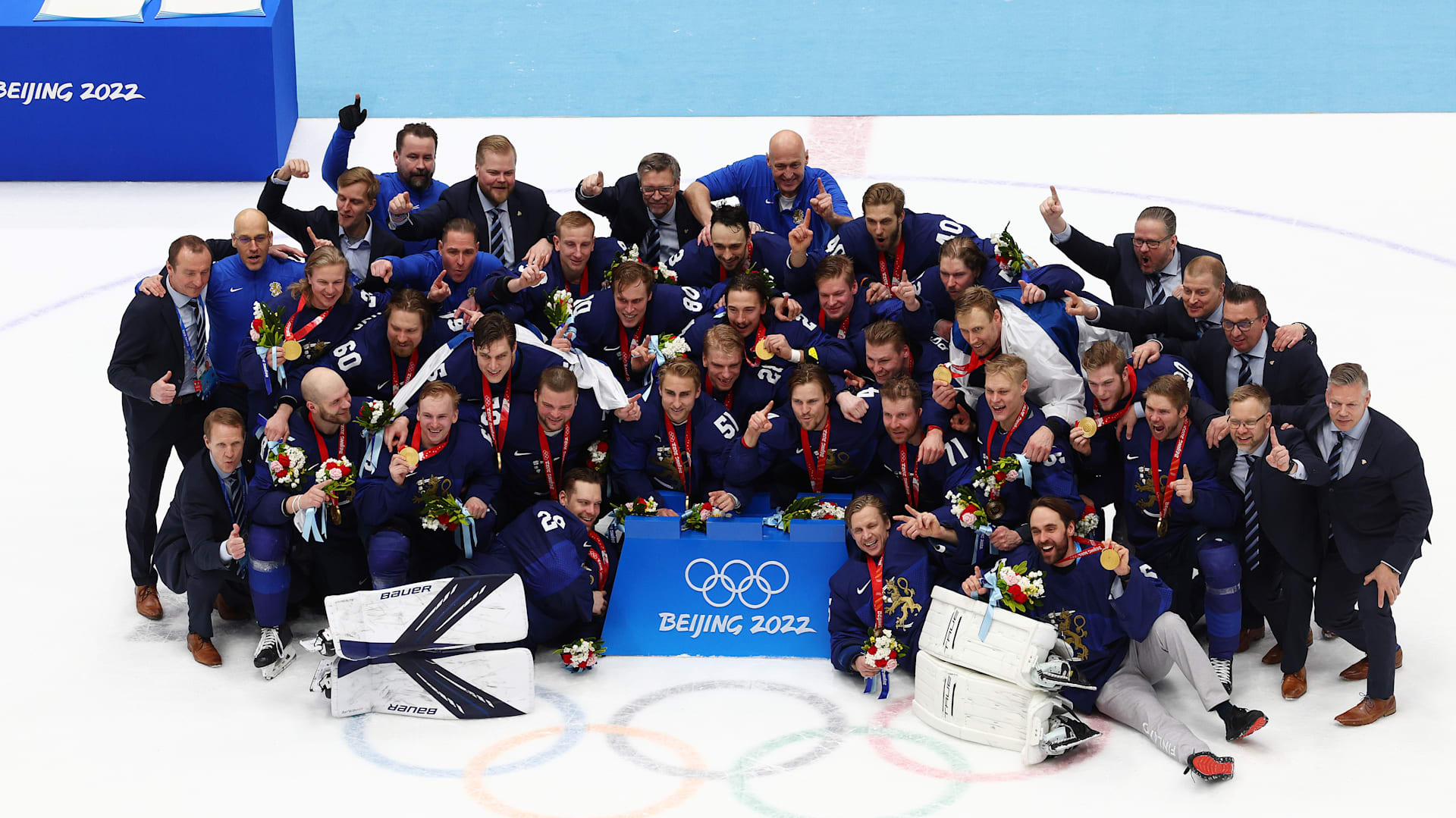 Finland. Ice Hockey World Champions 1995. First ever for Finland