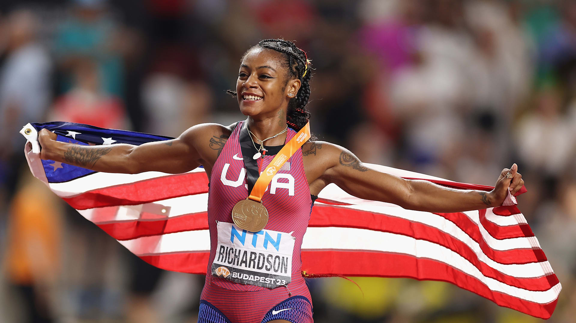 Sha'Carri Richardson 'speechless' to have a track named after her in Dallas