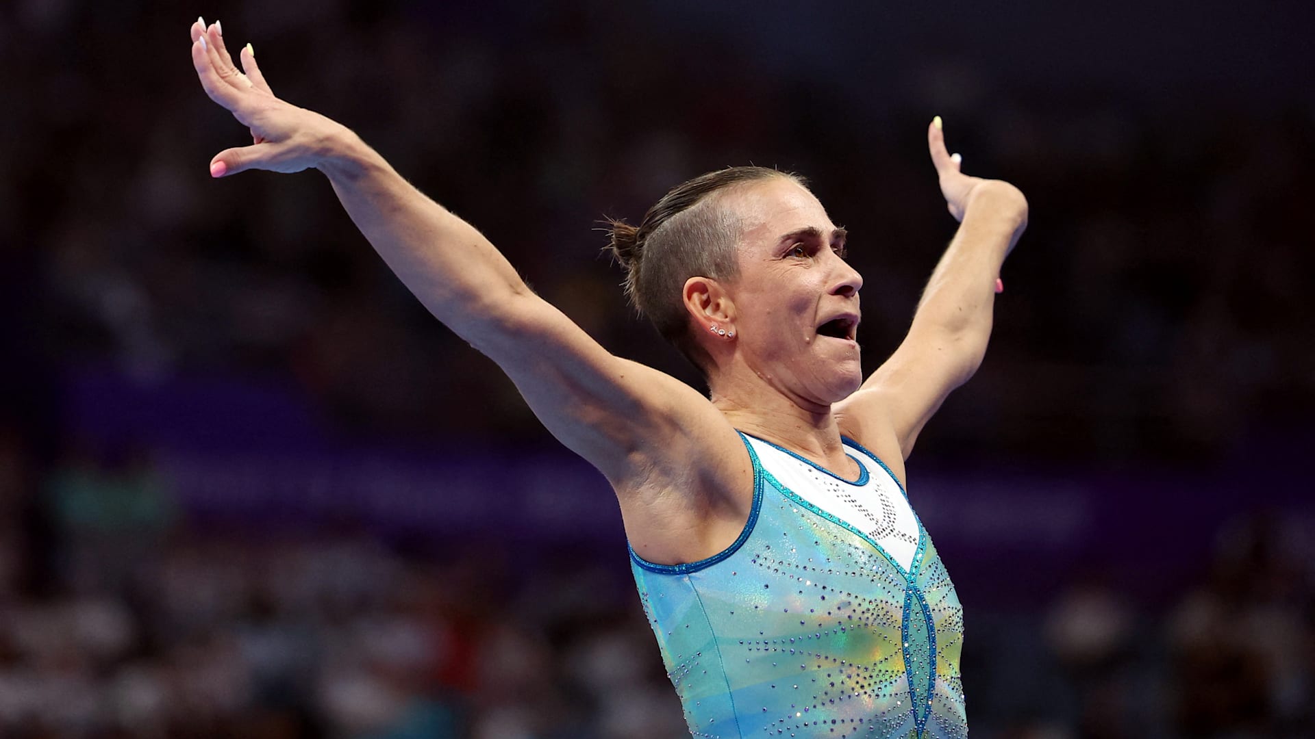 Oksana Chusovitina misses vault final at Cairo World Cup