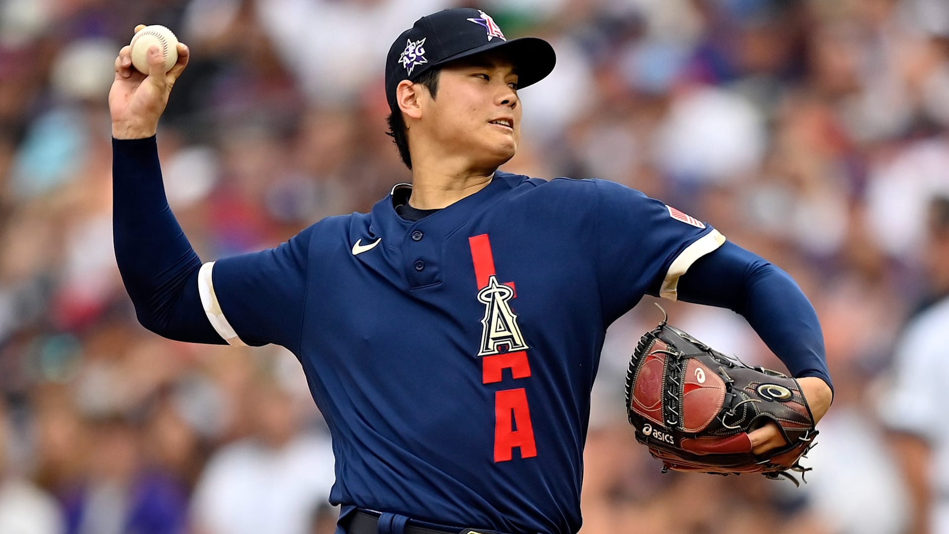 希少！！ 大谷翔平 二刀流フォト 2021 オールスター初出場 ＭＬＢ