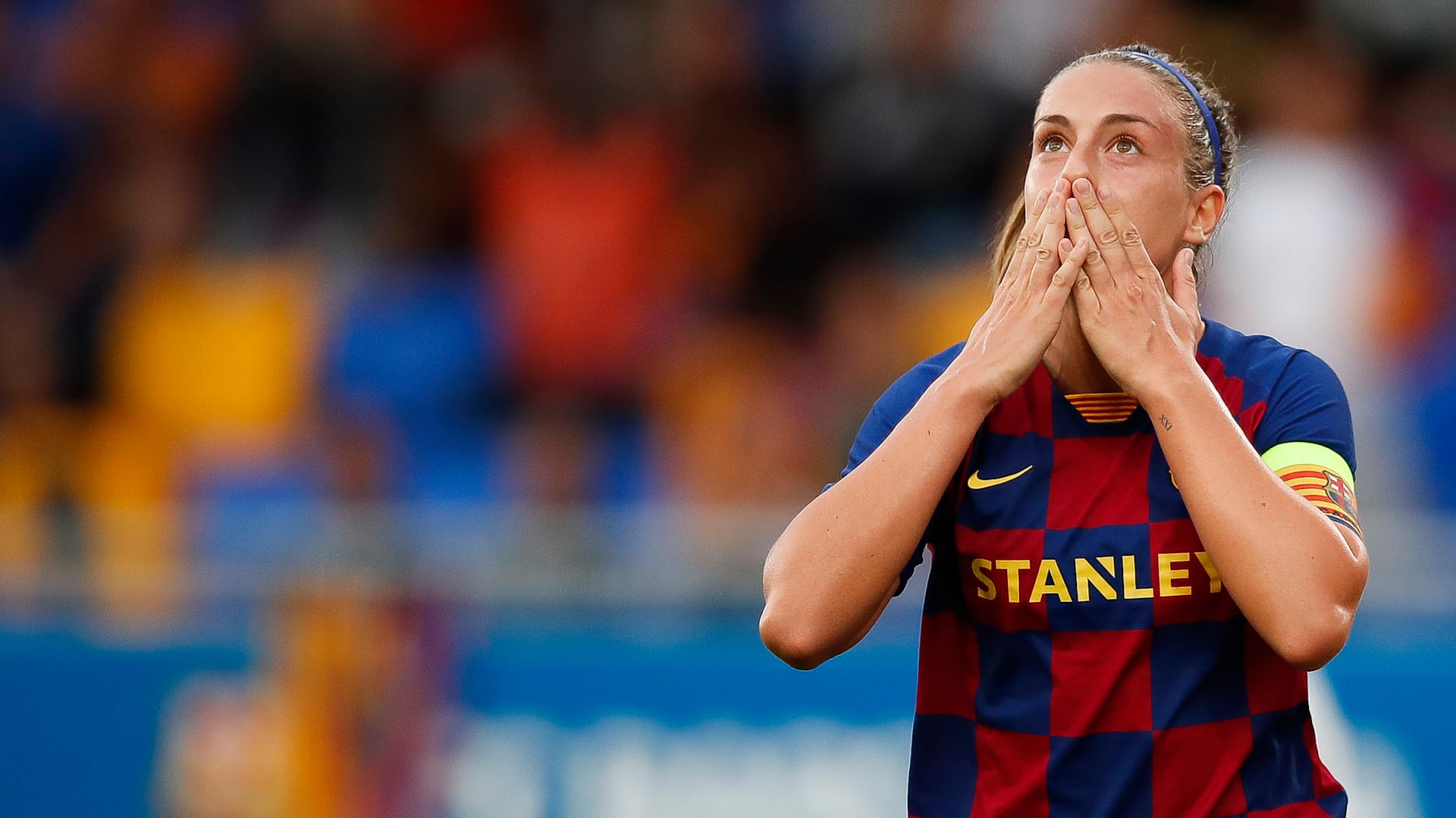 Alexia Putellas of FC Barcelona Femeni with the ball during the News  Photo - Getty Images