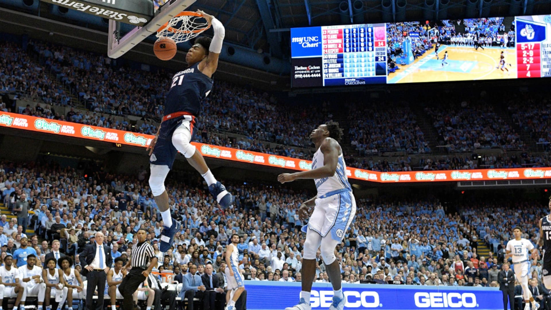 NBA 八村塁 ゴンザガ大学時代のサイン入り写真（流体力学） 浮かし