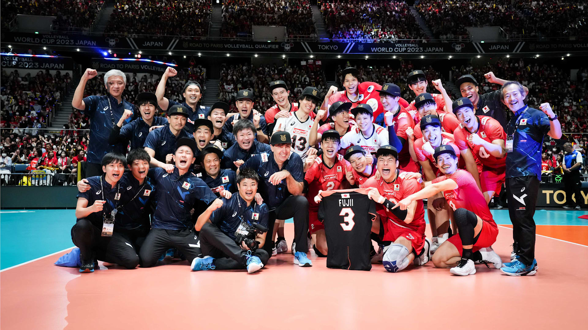 ワールドカップバレー2023男子大会丨FIVBパリ2024予選丨結果速報・順位