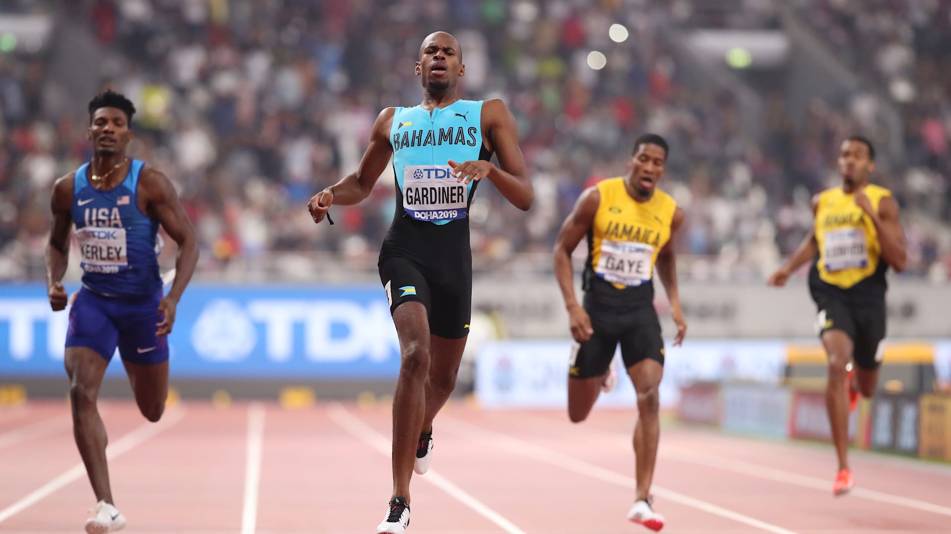 Florida Relays: Olympic champion Steven Gardiner races to 200m victory, image size:1920x1079