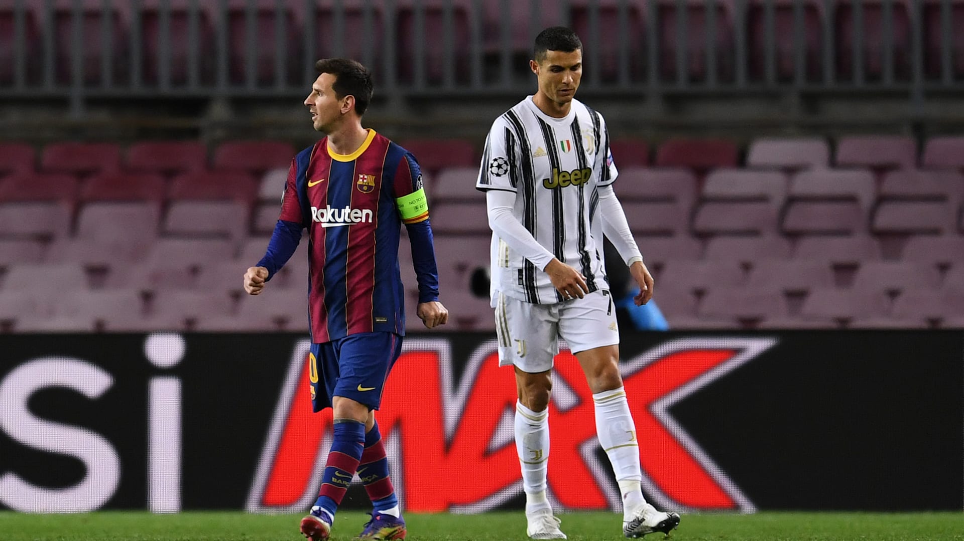 Leo Messi and Cristiano Ronaldo come face to face