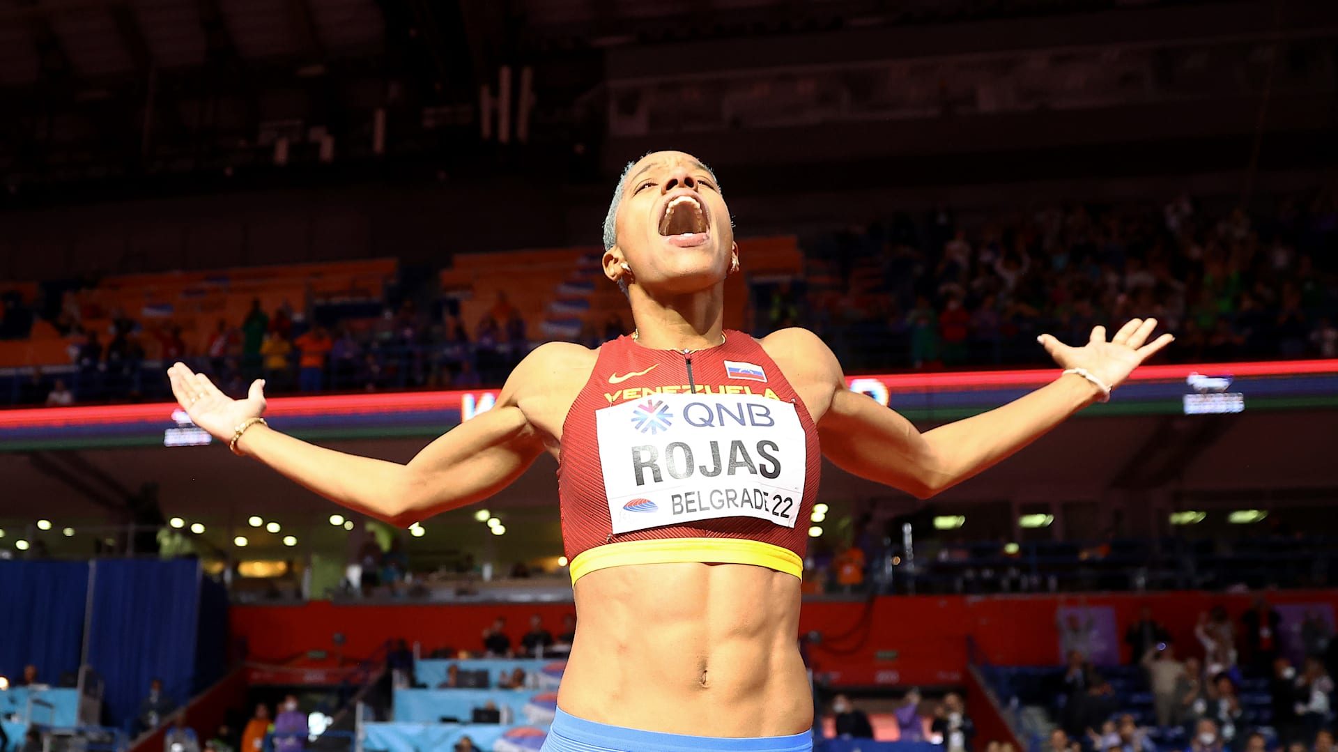 El nuevo récord del mundo de Yulimar Rojas para ganar su tercer título  consecutivo en triple salto en el Mundial de pista cubierta