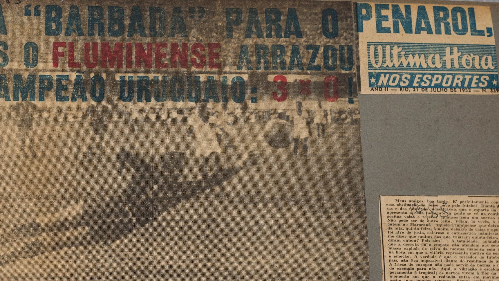 O que foi a Copa Rio de 1952, título conquistado pelo Fluminense