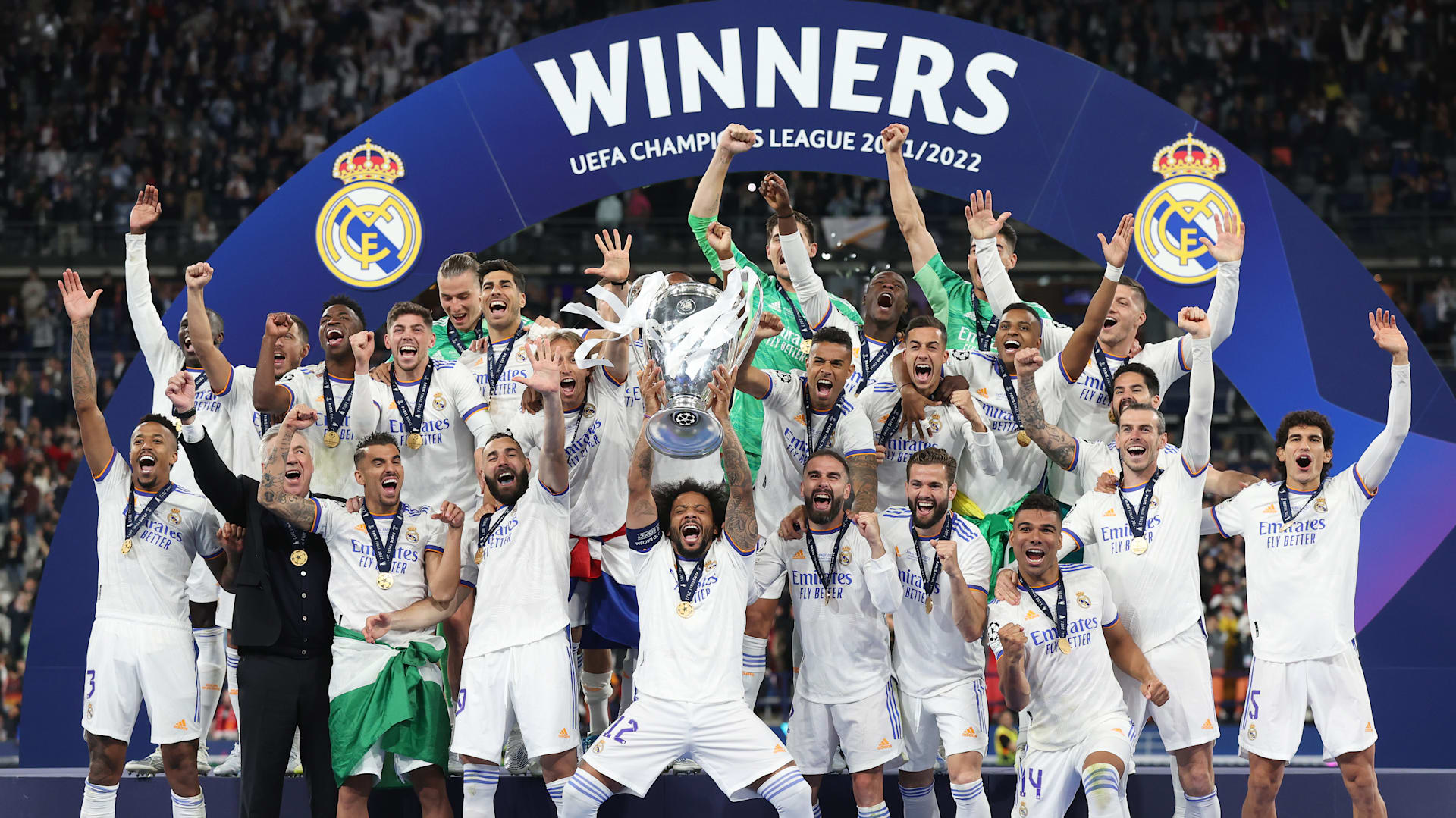 UEFA Champions League roll of honour Real Madrid AC Milan among