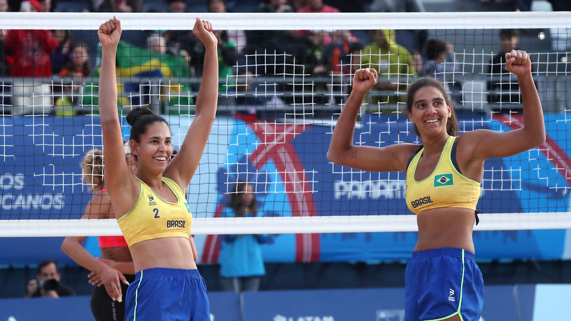 Pan 2023: Brasil vence o Canadá e é ouro no vôlei de praia feminino