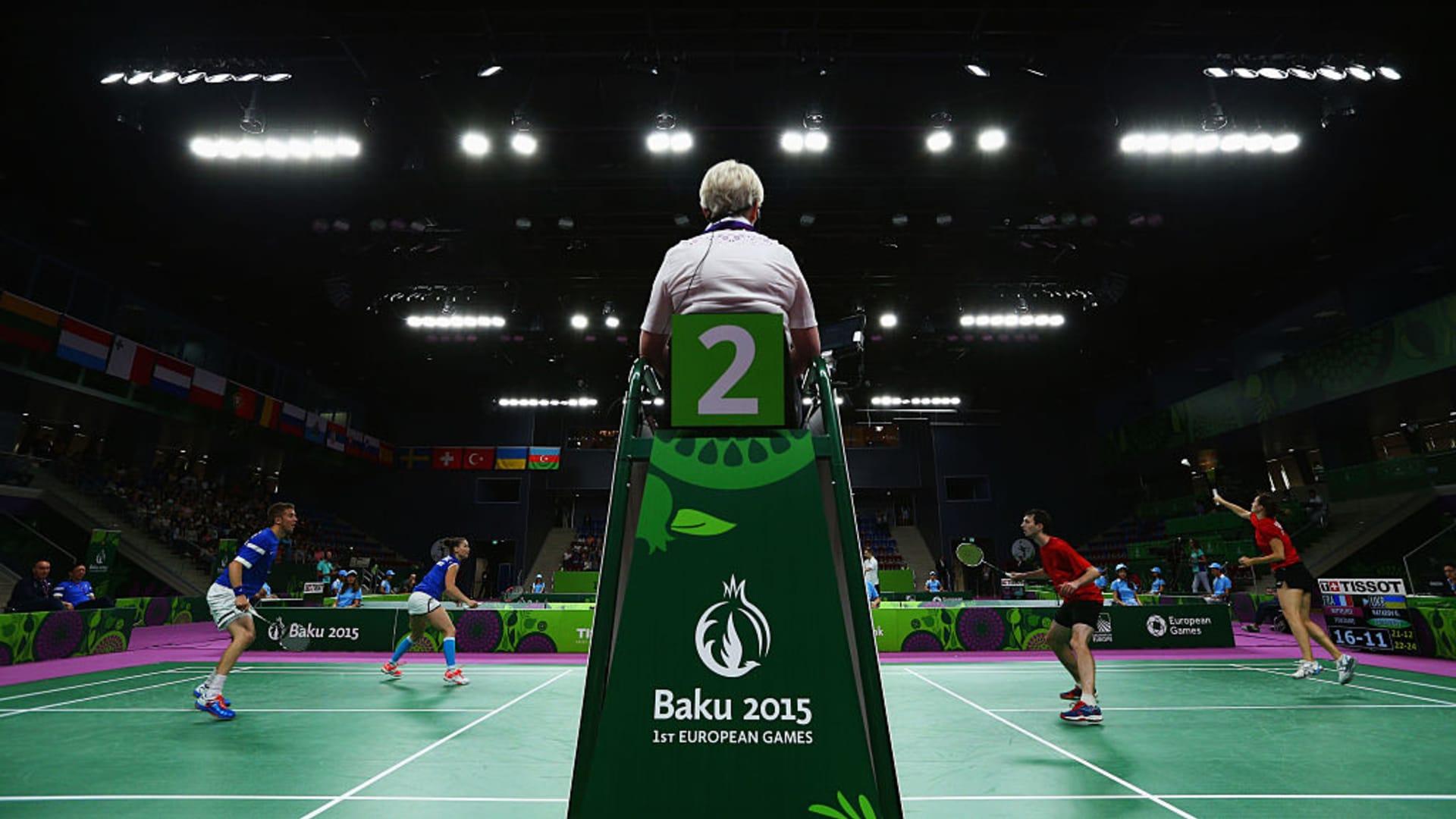 Olympics badminton hot sale score