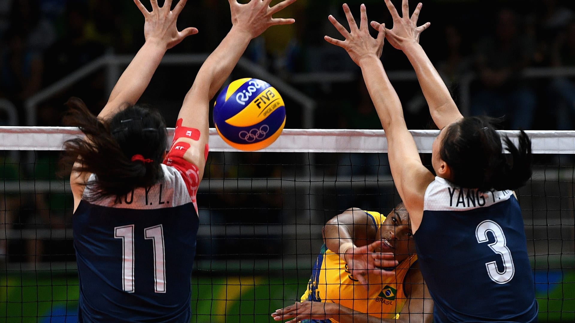 Brasil e República Popular da China no vôlei feminino em Jogos Olímpicos