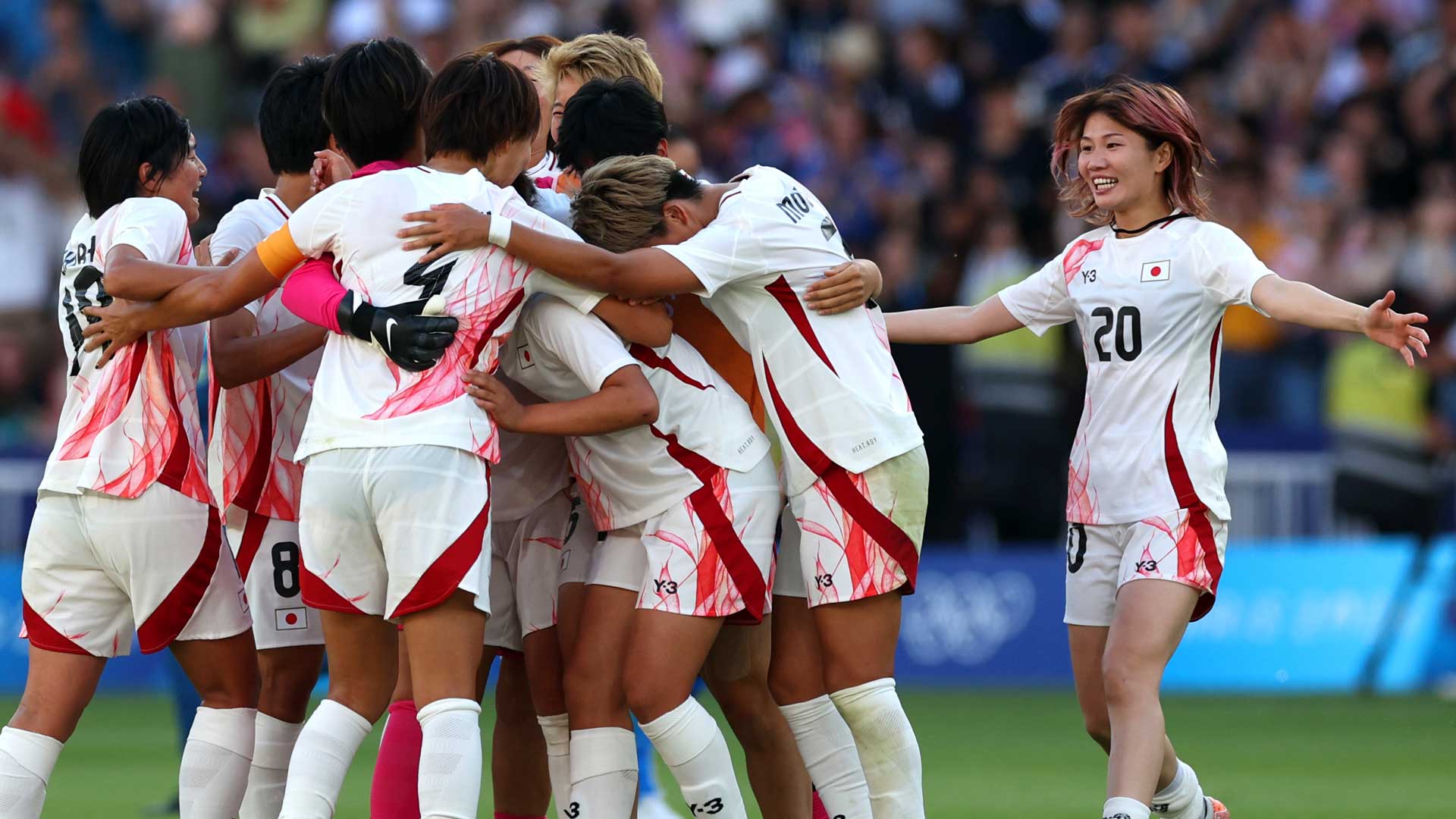 サッカー女子日本代表、ブラジル代表に大逆転劇｜パリ2024第2戦