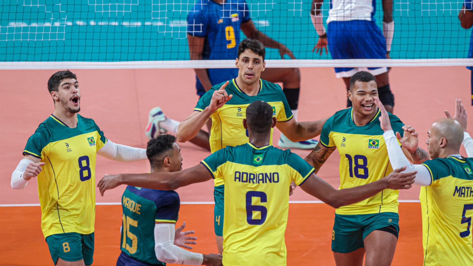Brasil x Cuba, jogos Pan-Amerianos 2023, Tie break. #volleyball #volei