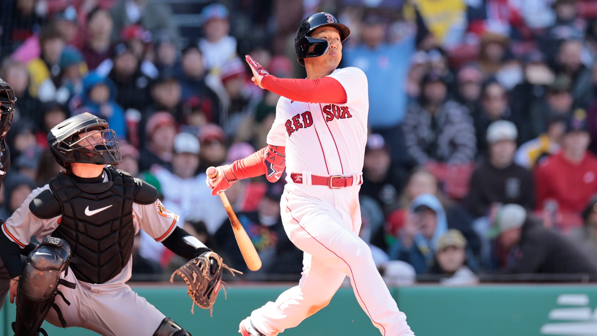 吉田正尚がメジャー初ホームラン、大谷翔平は2戦連発第2号｜MLB