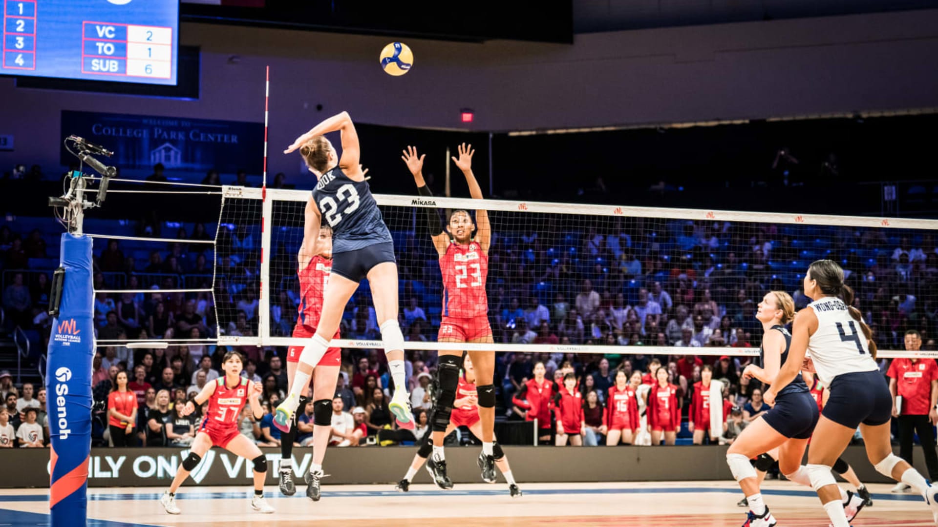 volleyball nations league 2022 tv coverage