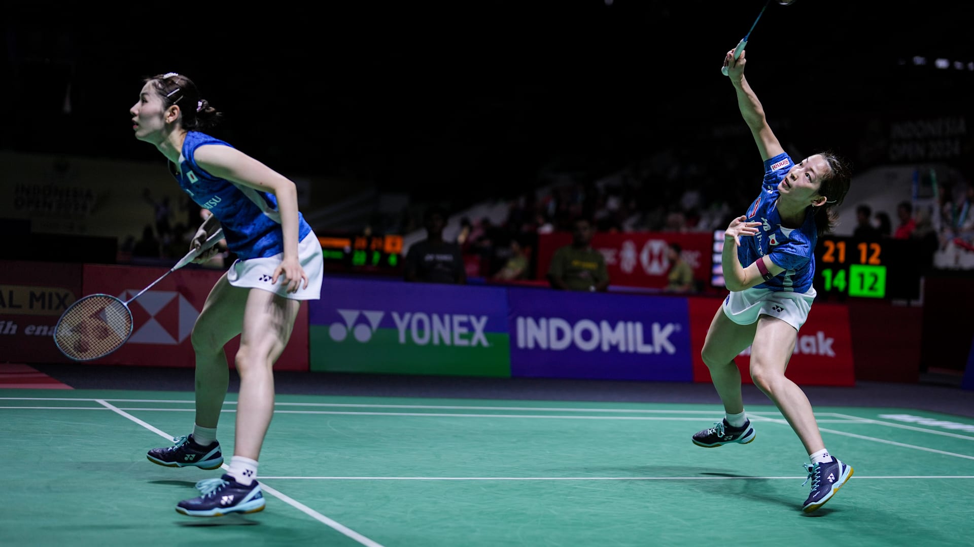 熊本マスターズバドミントン　ボランティアウェア　サイズO Badminton World Championships] Shidamatsu and Hirokato will