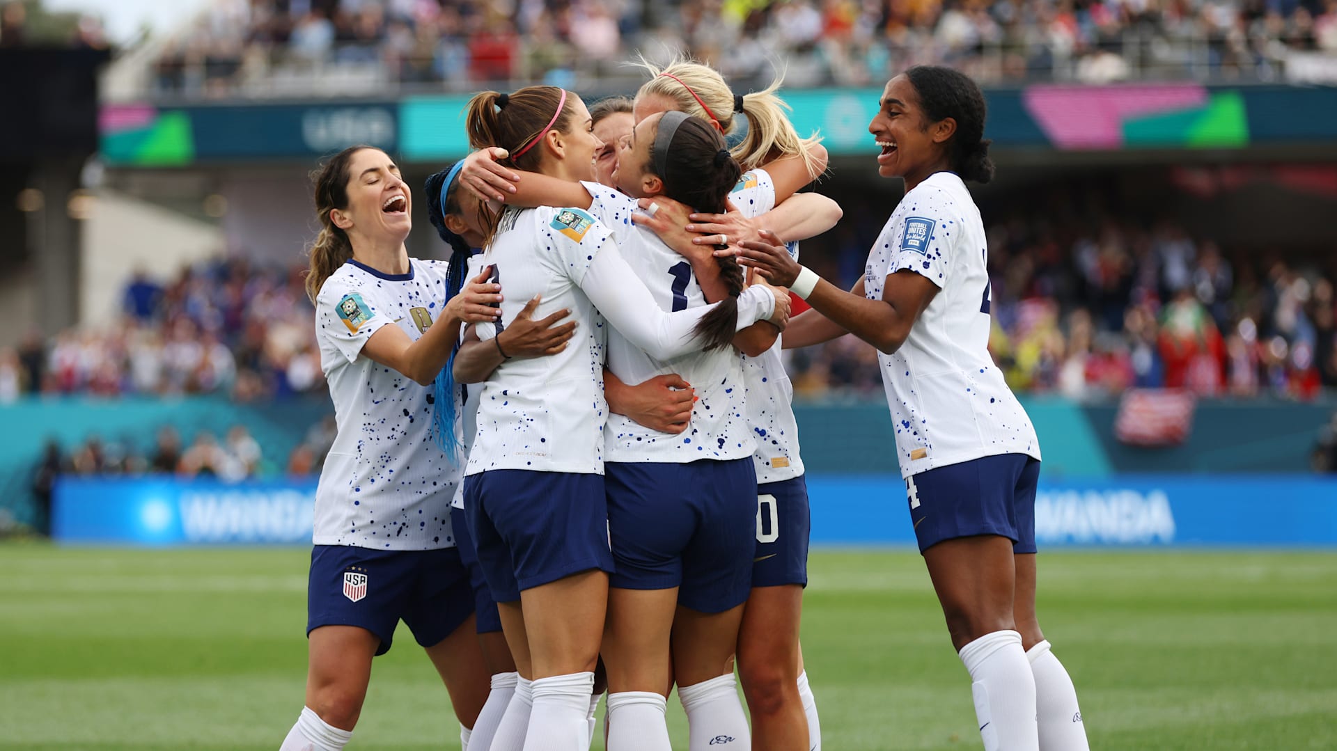 Pictures of the US Women's National Soccer Team During the World Cup