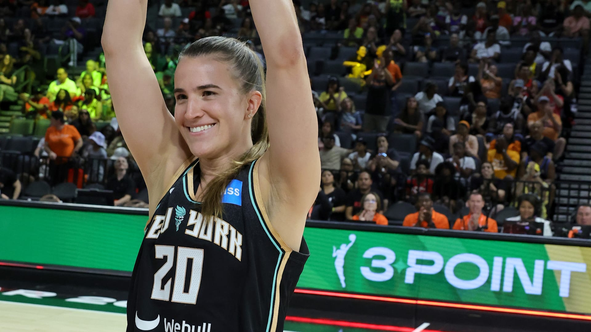 Sabrina Ionescu sets record in 2023 WNBA All-Star 3-point contest