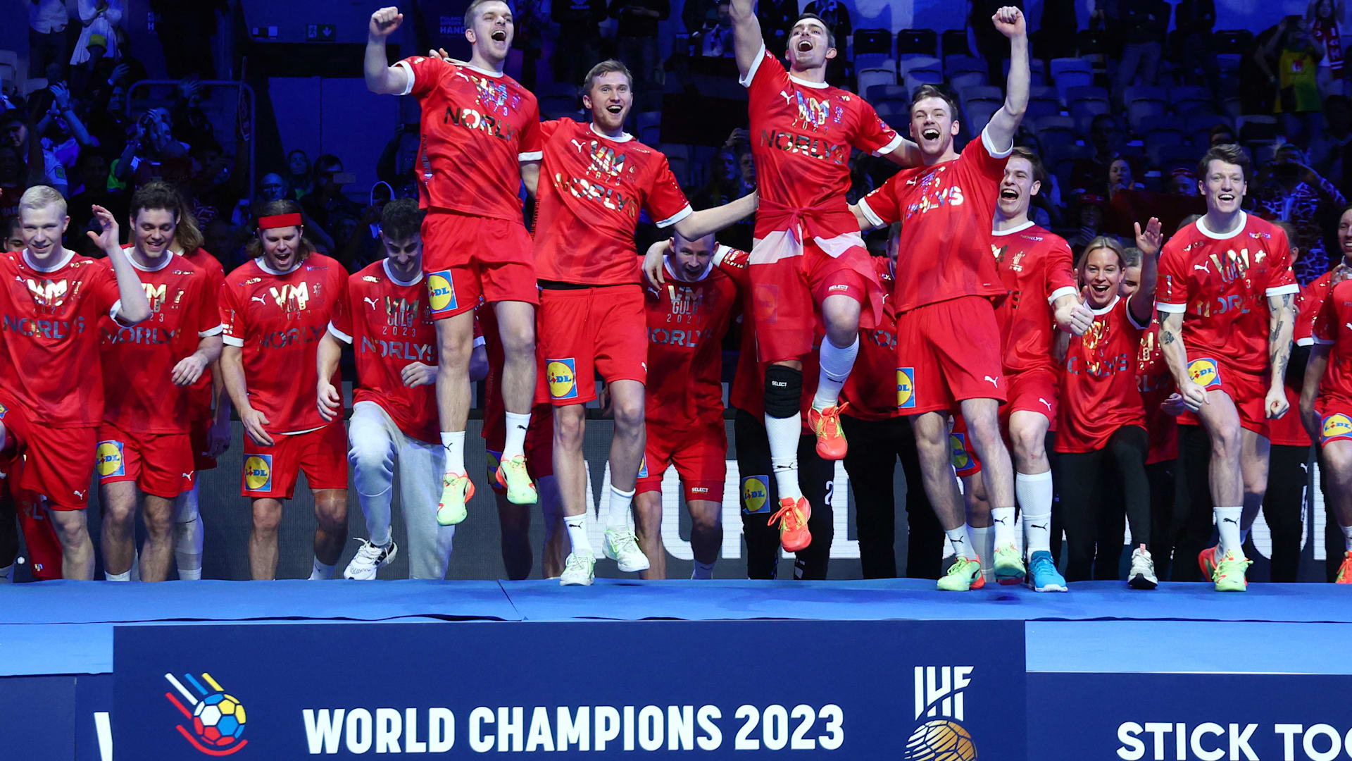 Denmark beat France to historic third handball world title