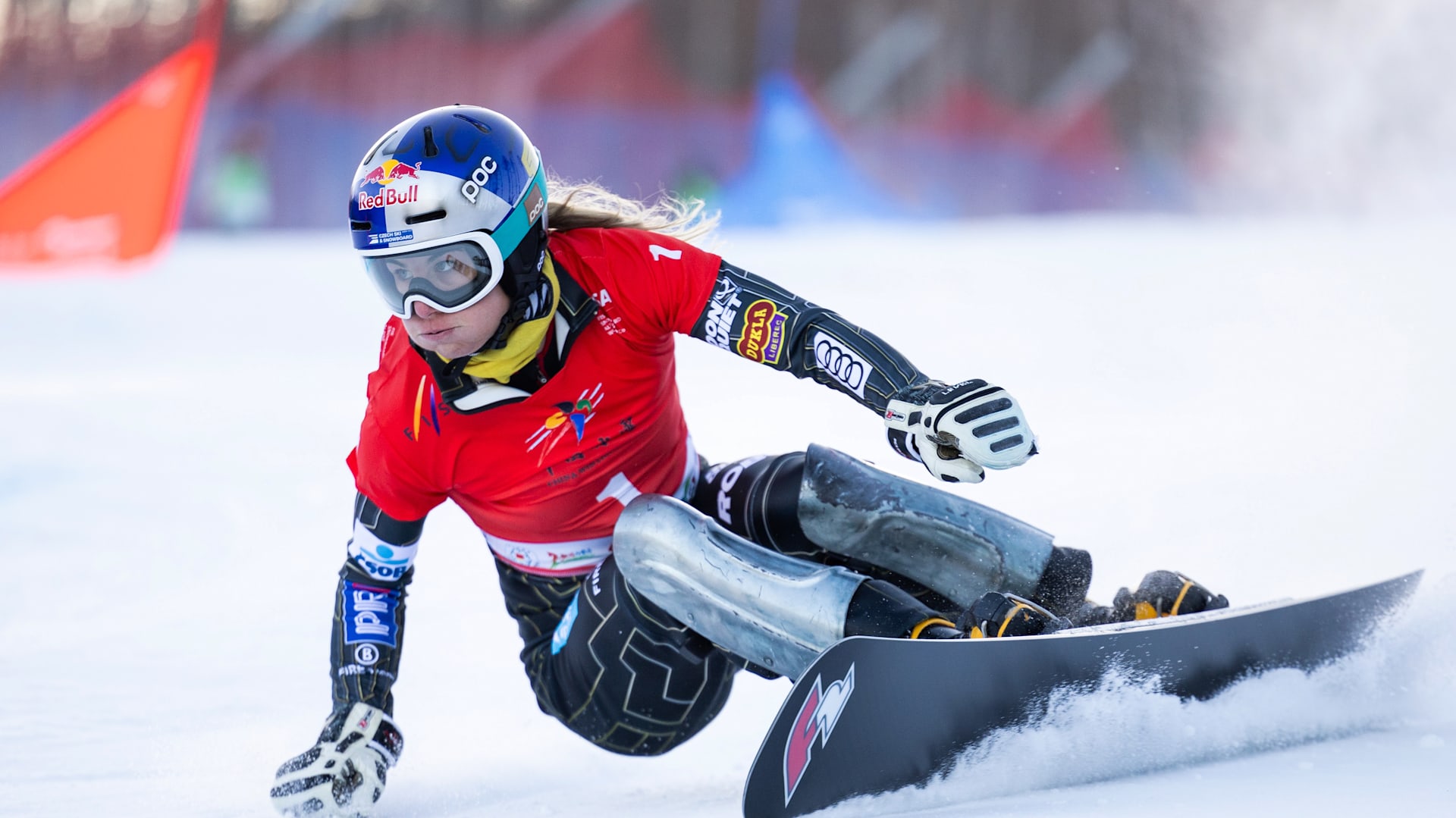 Ester Ledecka dominates World Cup snowboard alpine opener in Mylin