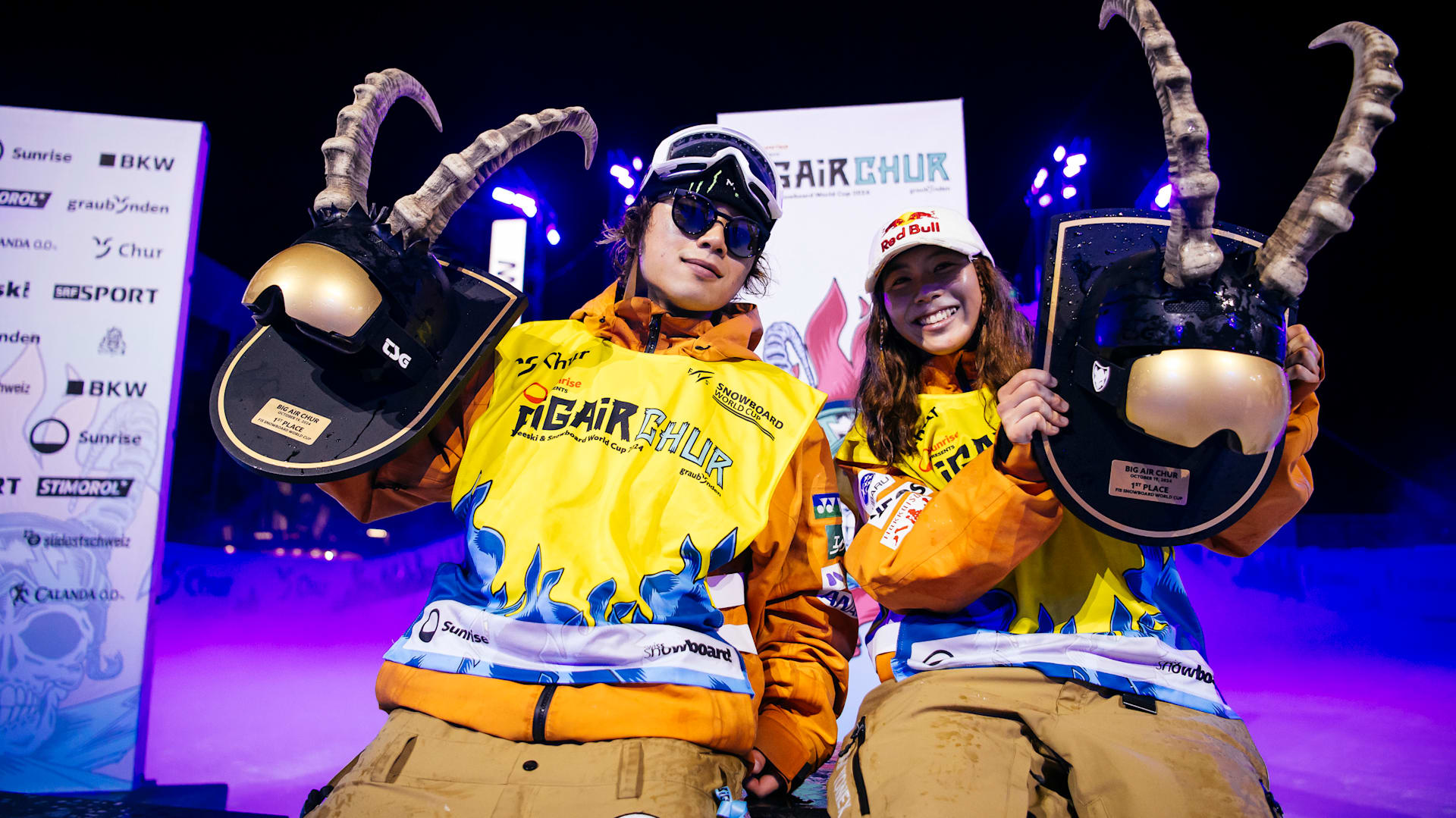 Snowboard Big Air Chur World Cup 2024: Fukada Mari and Hasegawa Taiga  secure Japanese double at season-opener - results