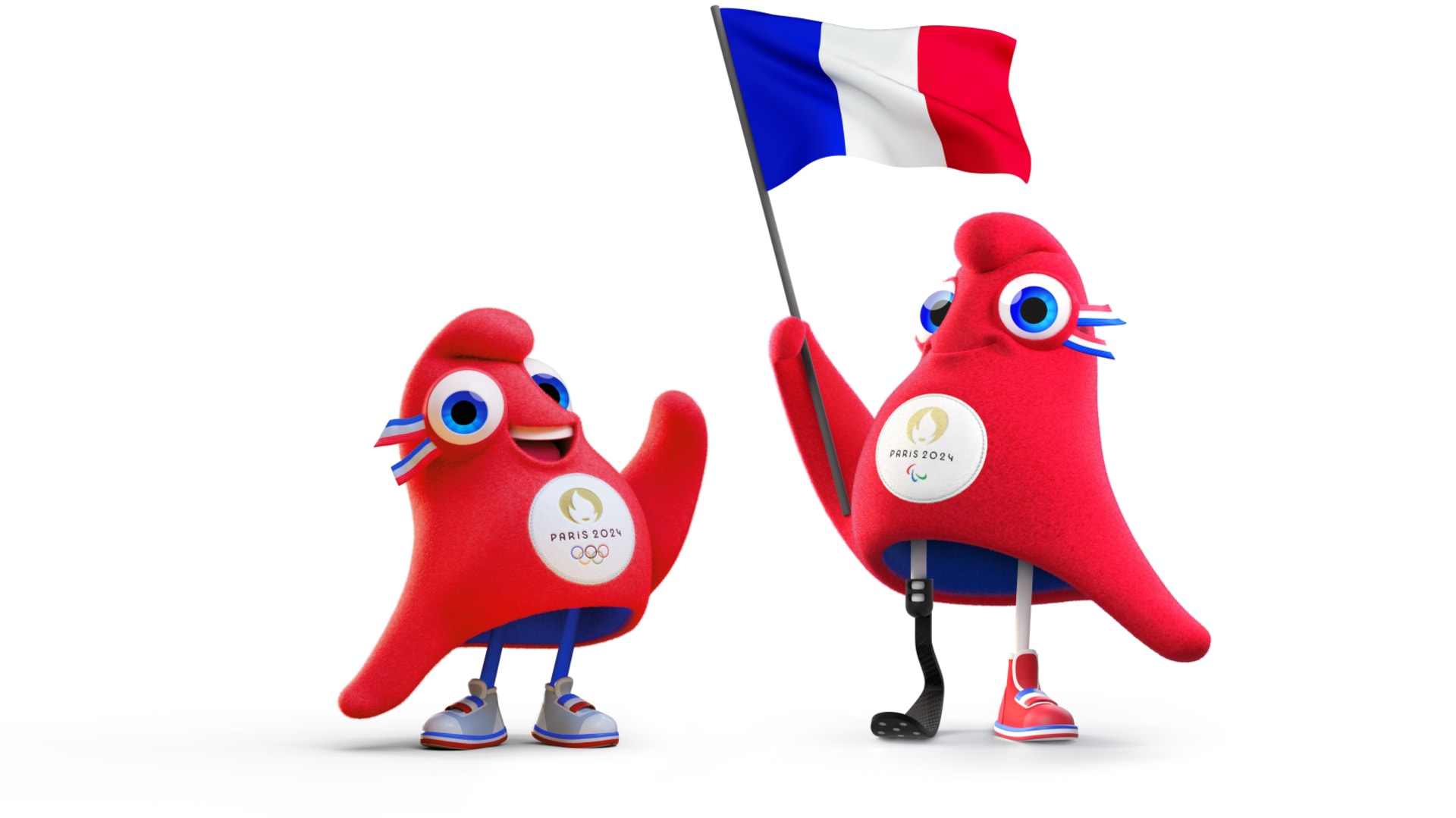 Paris 2024 : découvrez les Phryges, les deux mascottes des Jeux olympiques  et paralympiques