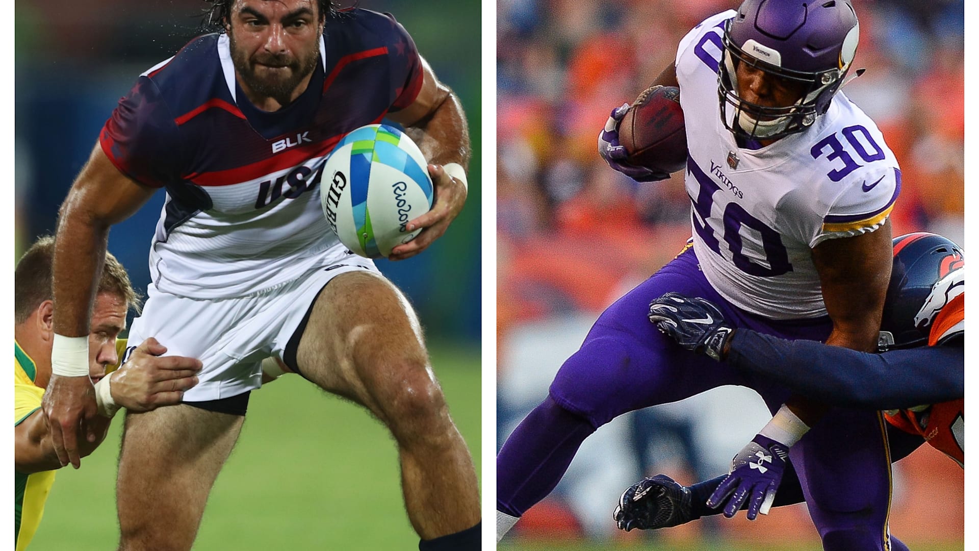 Rugby compared to its distant cousin American football