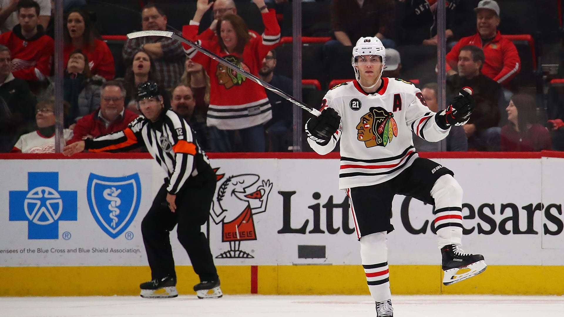 Patrick Kane of the Chicago Blackhawks skates during the 2014 NHL News  Photo - Getty Images