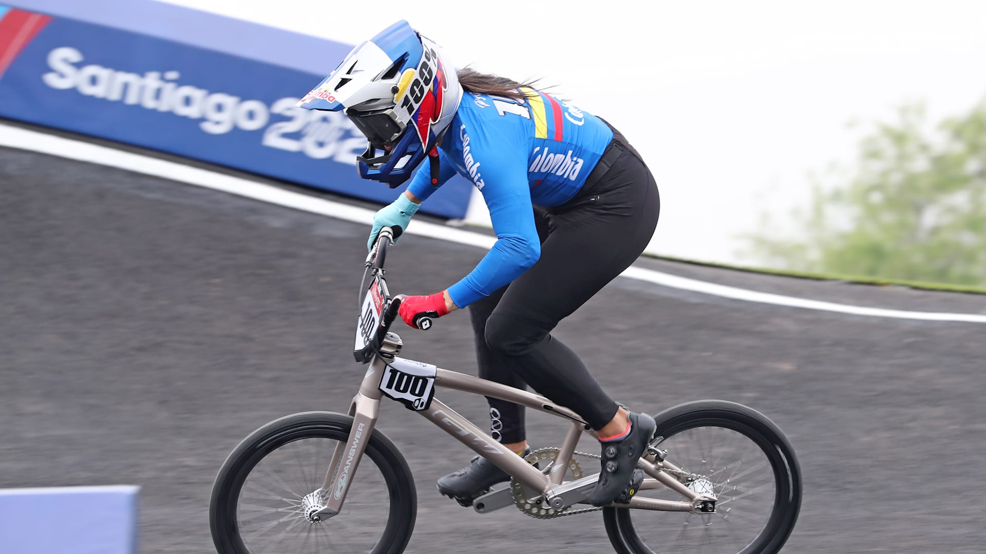 Pan American Games 2023: Mariana Pajon and Kamren Larsen take BMX