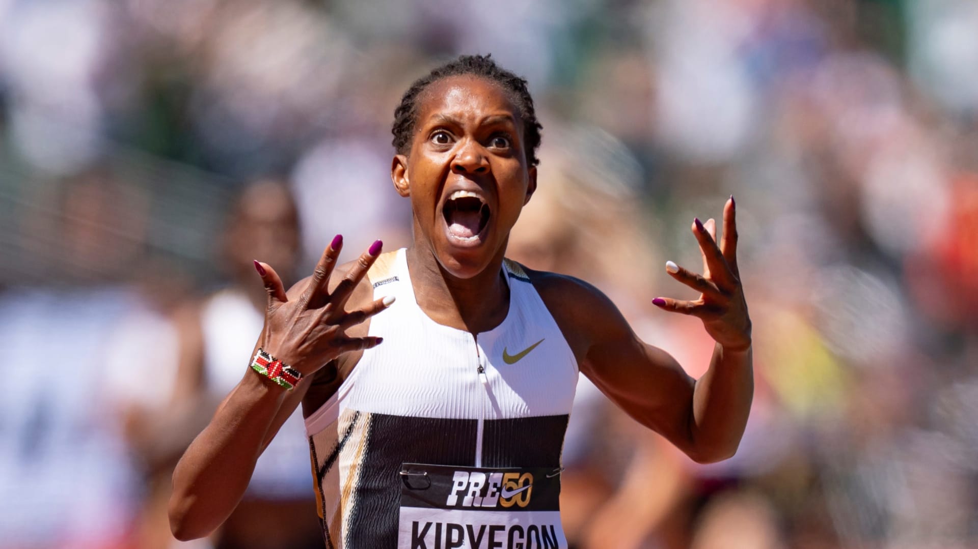 Eugene Diamond League 2025: Faith Kipyegon breaks own 1500m