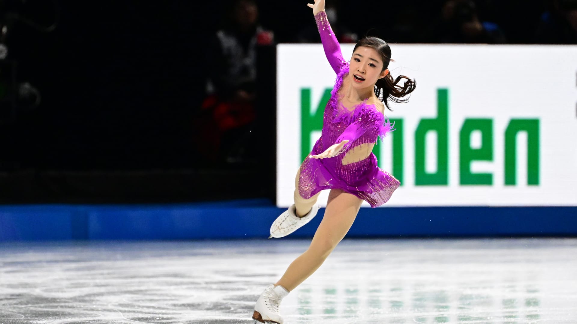 フィギュアスケート千葉百音、SP自己ベストで首位発進「2分40秒に集中