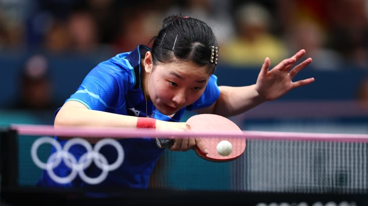 張本美和さん 直筆サインフォト オリンピック 世界卓球 証明書付き 1枚② 卓球・張本美和が語る、最も緊張した試合「消え去りたいと思った