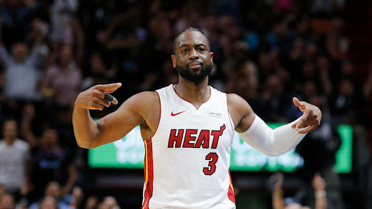 Miami Heat legend Dwyane Wade honoured with statute at home arena